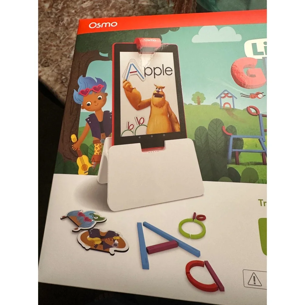 Osmo‎ Little Genius Starter Kit Educational Games Ages 3-5 Fire Tablet Learning